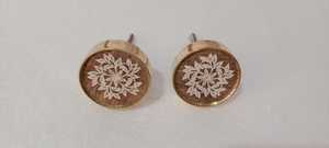 Pomo de resina artesanal con acento de latón para armarios de cocina, cajones, armarios y tiradores de muebles de madera - Product Image 2