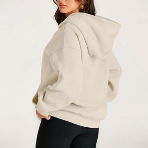 Survêtement personnalisé pour femmes survêtements à capuche femmes adultes automne jogging velours survêtement/100% coton survêtement - Product Image 2