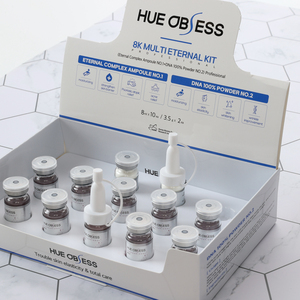 HUE OBSESS 8K Multi Eternal Kit Ampoule 8ml X 10ea DNA Powder 3.5g X 2ea <b>Face</b> Moisturizer Anti-Aging <b>Serum</b> Vitamin B5 Whitening - Product Image 2