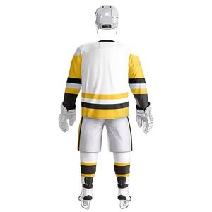 Maillots de hockey sur glace de haute qualité, vêtements de sport, polyester léger et doux, impression par sublimation, uniforme de hockey sur glace - Product Image 5