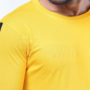 เสื้อยืดแขนยาวผู้ชาย ผ้าฝ้ายถักผสมใยไผ่ ระบายอากาศ แห้งเร็ว สีตามสั่ง บริการ OEM ปี 2023 - Product Image 2