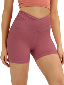 Shorts d'été décontractés pour femmes, taille haute, coupe droite, confortables, légers, écologiques, délavés à la javel - Product Image 2