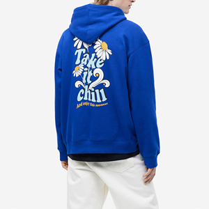 Sweat à capuche respirant pour hommes High Street personnalisé motif solide sérigraphié pour l'hiver en tissu polaire confortable - Product Image 4