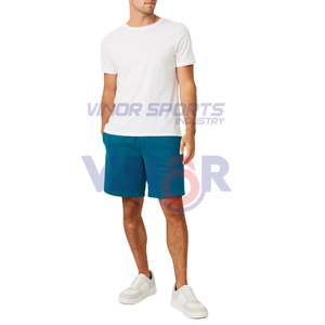Short de survêtement de sport en coton personnalisé pour hommes, vêtements de sport de course confortables, shorts de survêtement en éponge sérigraphiés, service OEM ODM - Product Image 3