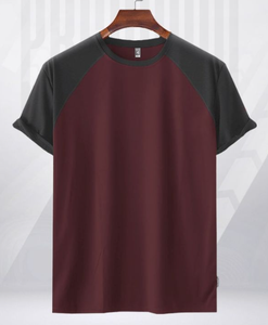 T-shirt pour homme 100% coton de qualité supérieure 180 GSM Logo personnalisé Streetwear Manches raglan Manches courtes Plusieurs couleurs disponibles Coupe classique - Product Image 4