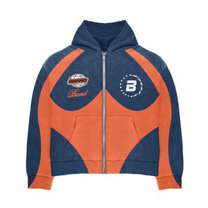 Chándal de nailon para hombre, pantalones y sudaderas apilados cortavientos nuevos personalizados, chándal de dos piezas de poliéster con cremallera para romper el viento, chándal para hombre - Product Image 4