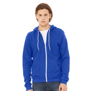 Bella Toile Hommes Personnalisé Allover Imprimer Full Zip Hoodie Blanc Cordon Sweat - Product Image 1