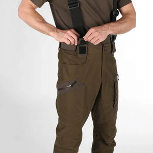 Pantalons de chasse d'hiver de qualité professionnelle, très vendus, respirants, coupe-vent, logo personnalisé, toile imperméable, design de pantalon de chasse - Product Image 4