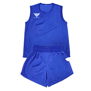 Uniforme de boxe de haute qualité en polyester et nylon, séchage rapide, coupe confortable, ensemble de shorts de boxe pour hommes et adultes, taille plus - Product Image 1