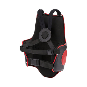 Protecteur de corps en cuir pour l'entraînement Taekwondo Arts martiaux Kick Boxing Shield pour la protection des côtes - Product Image 5