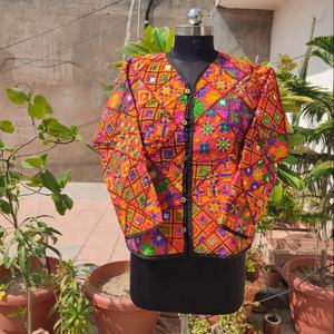 Chaqueta Bohemia hecha a mano para mujer y hombre, Unisex, ropa bordada de alta calidad para fiesta - Product Image 2