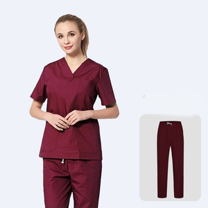 Costume de gommage d'infirmière médicale professionnelle meilleure qualité uniforme d'hôpital gommages en tissu tissé - Product Image 3