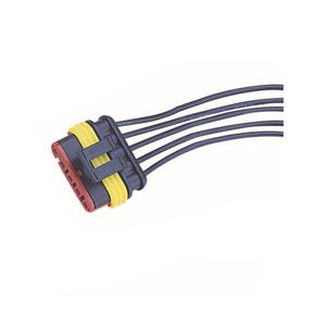 Connecteur de faisceau de câblage en queue de cochon résistant aux intempéries 5 P 5 broches pour camion femelle - Product Image 1