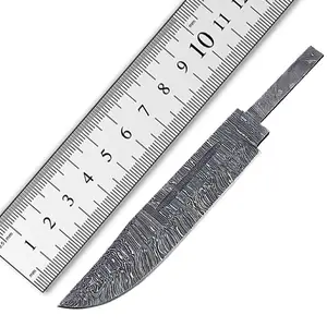 Offre Spéciale produit couteau à lame vierge en acier damas 100% matériau de haute qualité fabriqué au mieux couteau à lame vierge en acier damas fait à la main