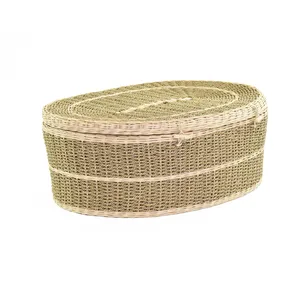 Eco-Friendly Seagrass Handcrafted Coffin Lid Biodegradable Woven Funeral <b>Casket</b> <b>for</b> Green Burials <b>for</b> Pet and Human Baby - Product Image 2