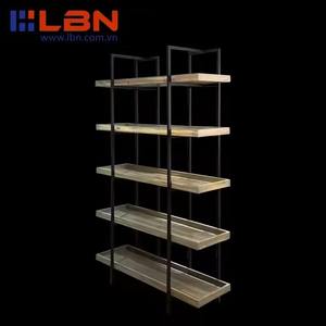 Modern Indoor Home Decor Iron <b>Desk</b> <b>with</b> Metal <b>Bookshelves</b> for Study or Home Office-Wholesale Manufacturer in Vietnam - Product Image 5