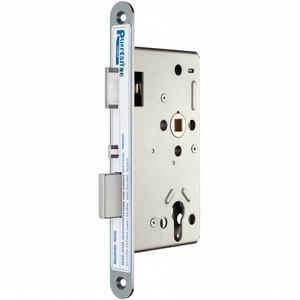 Series 21 APK Panic Mortise Lock Self-Locking Stainless Steel (SSF) DIN Left 20/55/72/8mm E-Rounded for <b>Storage</b> <b>Lockers</b> - Product Image 3