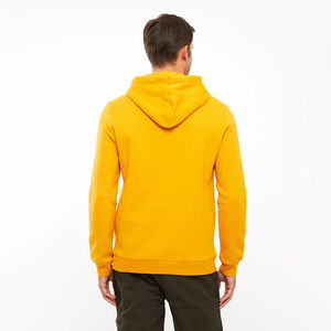 Sweat à capuche en molleton d'hiver 100% coton pour hommes Style solide à épaules tombantes pull thermique personnalisé sérigraphie en soie de haute qualité - Product Image 5