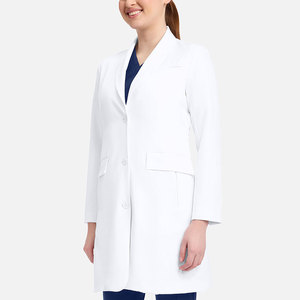 Blouses de médecin personnalisées OEM pour femmes, blouses blanches de qualité supérieure, tenues de travail pour médecins et infirmières, blouses de laboratoire - Product Image 3