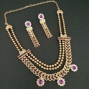 Tip Top Fashions Traditional <b>Fine</b> <b>Jewelry</b> <b>Set</b> Stone Gold Plated Necklace-1106303C - Product Image 1