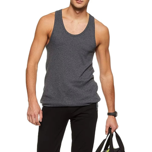 Débardeur oversize pour homme 100% coton Débardeurs pour homme avec logo en prix de gros Décontracté à manches courtes Coupe Polyester/Coton - Product Image 6