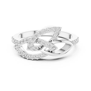 Bague plaquée or 14K réglable pour cadeau fille - Product Image 4