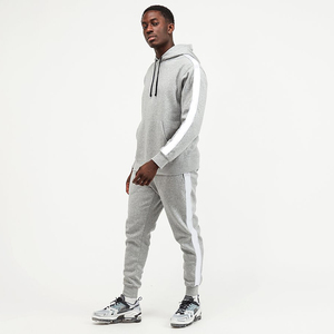 Ropa deportiva para hombre, chándal Unisex en blanco 500 GSM 100% algodón polar, sudadera de peso pesado, conjunto de pantalones de chándal con capucha para hombre - Product Image 1