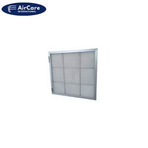 Meilleure vente de filtre à air avec poche scellée à ultrasons filtre à panneau lavable à cadre SS304 fiable pour système CVC fabriqué en Malaisie - Product Image 1