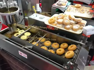 Yufeng Électrique Commercial Petit Gâteau Donut <span class=keywords><strong>Friteuse</strong></span> Machine Économie D'énergie Beignet Faisant La Machine pour <span class=keywords><strong>L</strong></span>'utilisation De Boulangerie - Product Image 6