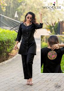 2025ใหม่ชุดสูทอิสลาม2ชิ้นชุด100% แบบลำลองผ้าฝ้ายหนาชุดสายยืดหยุ่นสำหรับผู้หญิงมุสลิมกางเกงสุภาพและชุด Kurta - Product Image 6