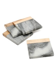 Customized Stone <b>Coasters</b> with Wood <b>for</b> <b>Drinks</b> in Home Restaurant Hotel Use in Best Price - Product Image 4