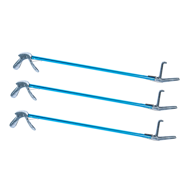 Professional Snake Tongs Heavy Duty Snake Catcher Metal Clamp Grabber Wide Jaw Foldable Handling Tool