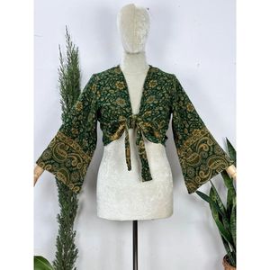 Yak Wool Tie <b>Top</b> Boho Chic Indian <b>Shrug</b> Cozy Himalayan Wool Handmade Wrap Warm Cozy Bell Sleeves Hippie Vibes Perfect Halter <b>Top</b> - Product Image 1