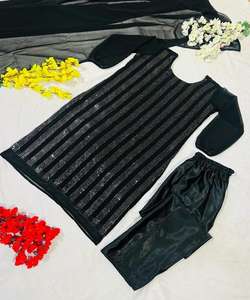 Ropa formal larga ecológica con diseño clásico de diamantes de imitación bordados para mujeres que buscan ropa elegante y elegante - Product Image 4