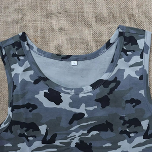 Camiseta sin mangas ligera para gimnasio para hombre, chaleco de entrenamiento sin mangas de secado rápido, ropa de entrenamiento muscular transpirable, servicios OEM y ODM - Product Image 3