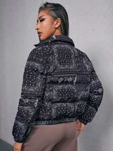 Meilleures ventes Veste matelassée chaude d'hiver pour femmes Vente en gros Vestes à bulles à prix réduit au design personnalisé pour femmes - Product Image 6