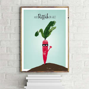 World-Wide Radishes Today, Estilo de Diseño Minimalista, Material de Papel - Product Image 1