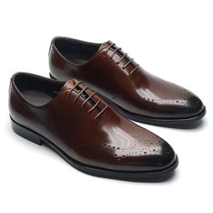 Nuevos zapatos Oxford de cuero genuino para hombre, transpirables y cómodos, estilo formal. - Product Image 1