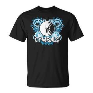 Camiseta para jugador de gong y platillos de banda de marcha - Product Image 1