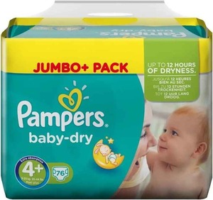 Pampers Swaddlers Couches Taille 3, 78 pièces/GROS PAMPERS TOUTES TAILLES DISPONIBLES - Product Image 4