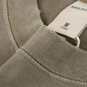 Camisetas de Hombre Personalizadas de Fábrica, 250 g/m², 100% Algodón, Gruesas, Lisas, Corte Regular, Tallas Grandes, Secado Rápido, Transpirables, Casuales - Product Image 4