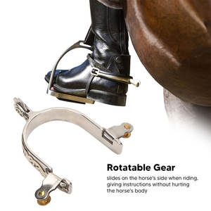 Espuelas de caballo de acero inoxidable de material duradero Fabricante y proveedor Espuelas de caballo de nuevo estilo Espuelas de caballo de calidad superior - Product Image 2