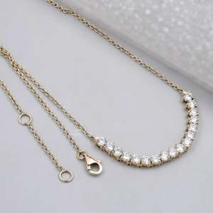 จี้เพชรทรงกลมโค้งมน รับรองโดย IGI ดีไซน์หรูหรา - Product Image 3