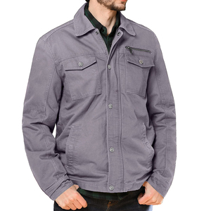 Vestes en toile pour hommes à manches longues respirantes en coton de haute qualité, vestes pour hommes, veste pour homme - Product Image 3