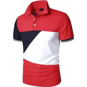 Uniforme de golf personalizable de manga corta para hombre, nuevo diseño con estampado de algodón 100%, marca personalizada - Product Image 2