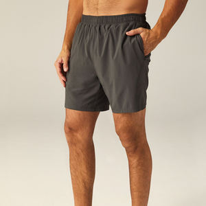 Wholesale Men Casual Summer Sports <b>Shorts</b> Breathable Elastic <b>Shorts</b> Mid Waist Solid Polyester 100% <b>Waterproof</b> <b>Shorts</b> For Men - Product Image 2