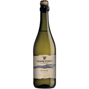 TERRE FORTI Bianco Rubicone Dry Italian Sparkling <b>Wine</b> 750ml Frizzante Secco IGT Refreshing 100% Italian White <b>Wine</b> Handcrafted - Product Image 1