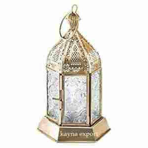Lanterne en métal de découpe décorative fantaisie pour la maison pour les décorations de Noël et Ramzan Autres bougeoirs et bocaux à bougies - Product Image 2