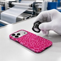 Coque de téléphone magnétique mate deux-en-un à motif léopard pour iPhone 17 Pro Max 17 Pro 17 Air 16