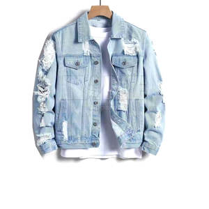 Custom Design 100% Cotton Made <b>Men</b> Jeans <b>Jacket</b> <b>Light</b> Weight Top Quality Jeans <b>Jacket</b> For <b>Men</b> - Product Image 1